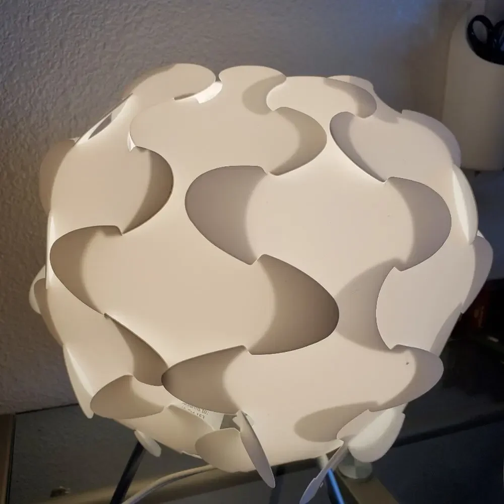 Ikea Interlocking Pieces Fillsta white Table Lamp